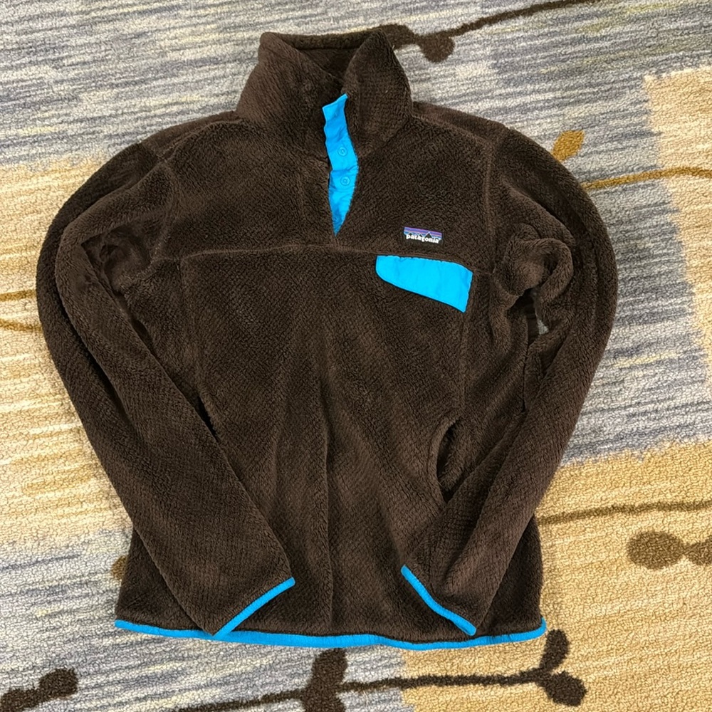 Brown/Aqua XS Women’s Retool Fleece